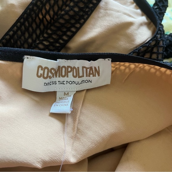 COSMOPOLITAN by Dress the Population Women's Brigette Plunging Halter Bodysuit - Picture 9 of 9